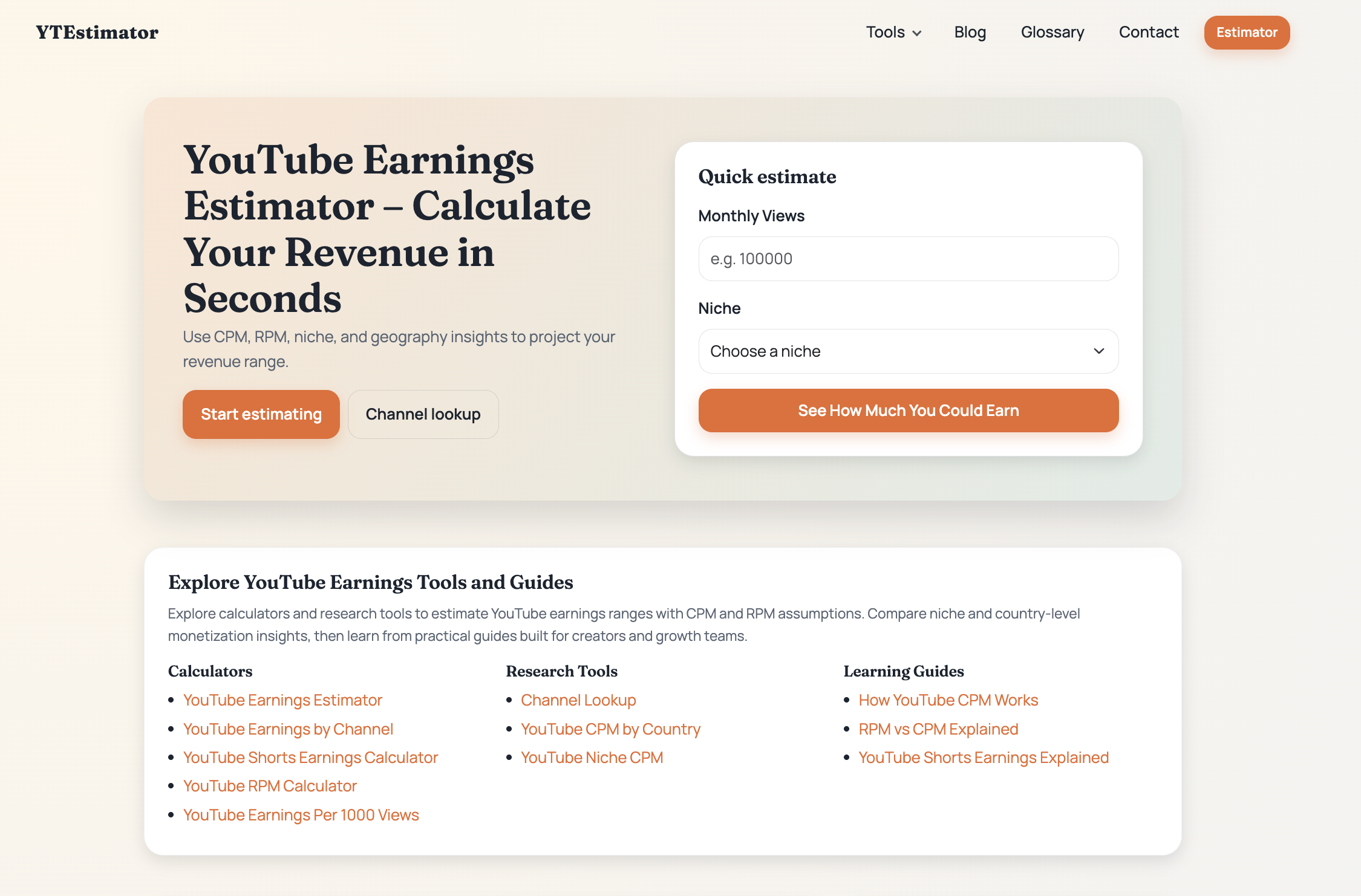 YTEstimator.com